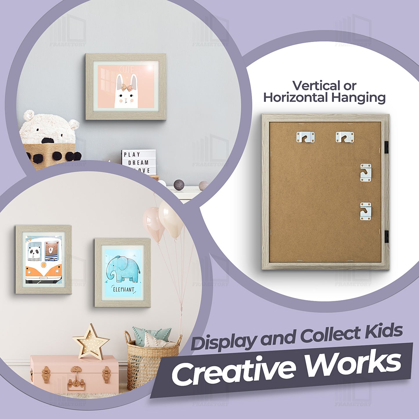 Clearance 9x12 Kids Art Frames (8 Pack)