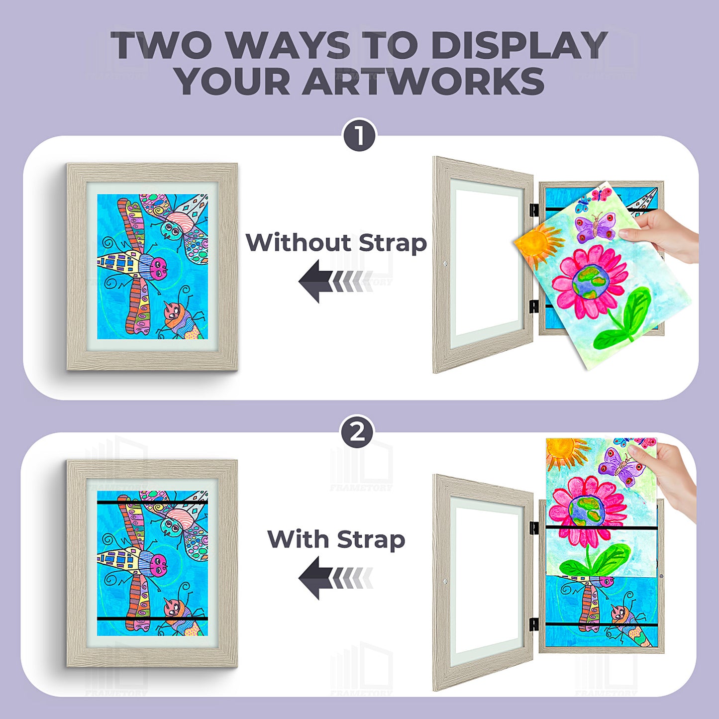 Clearance 9x12 Kids Art Frames (8 Pack)