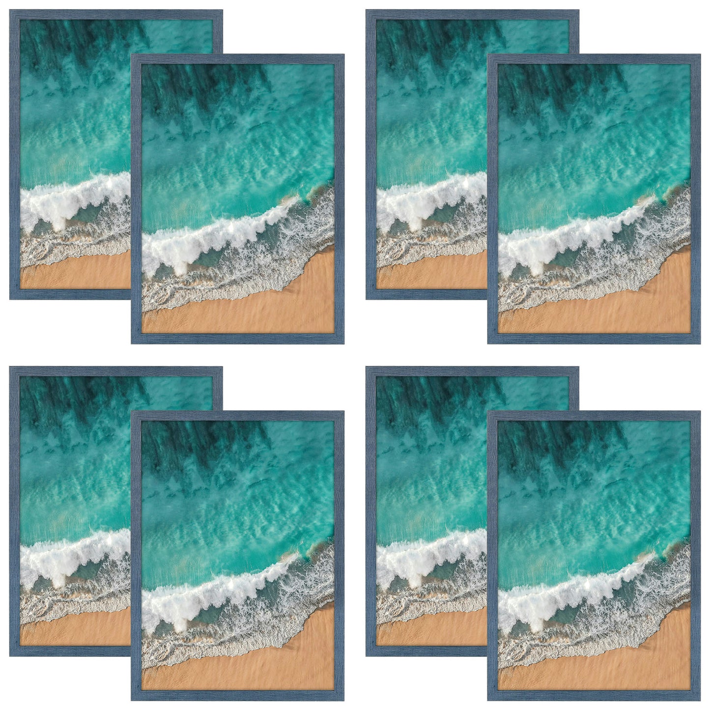 Clearance A2 Picture Frame with Plexiglass (8 Pack)