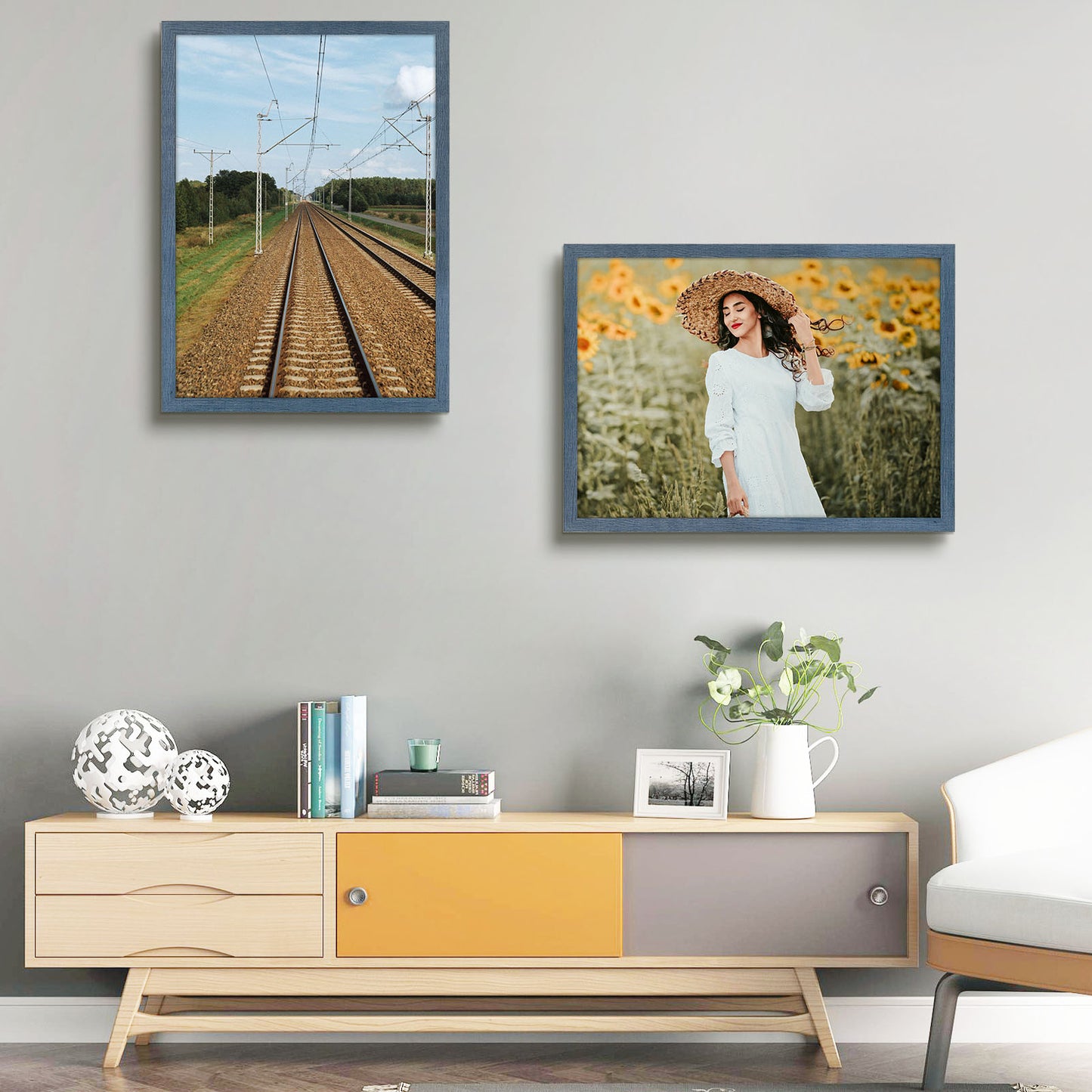 Clearance A2 Picture Frame with Plexiglass (8 Pack)