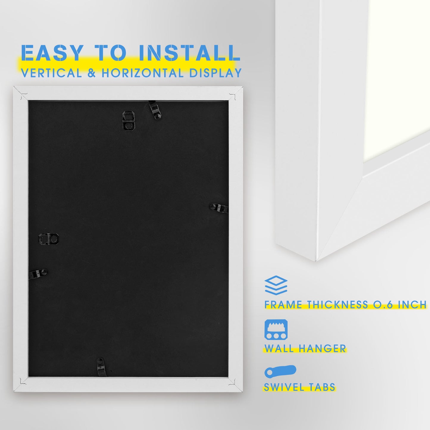 A4 Picture Frame with Plexiglass (24 Pack)