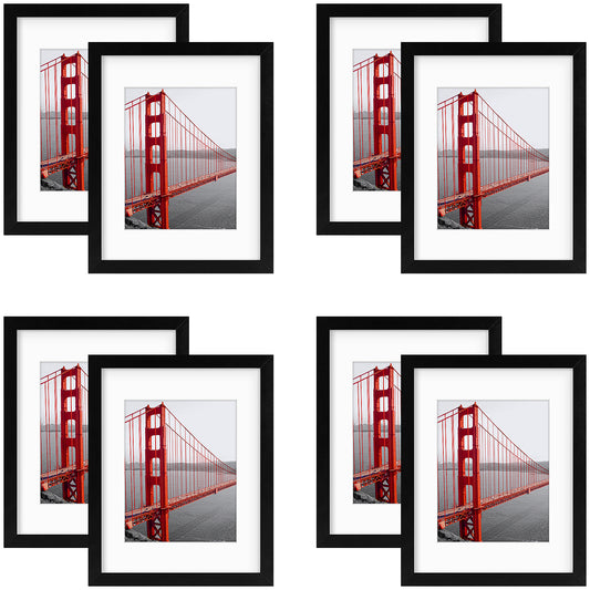 11x14 Picture Frame for 8x10 Photo (8 Pack)