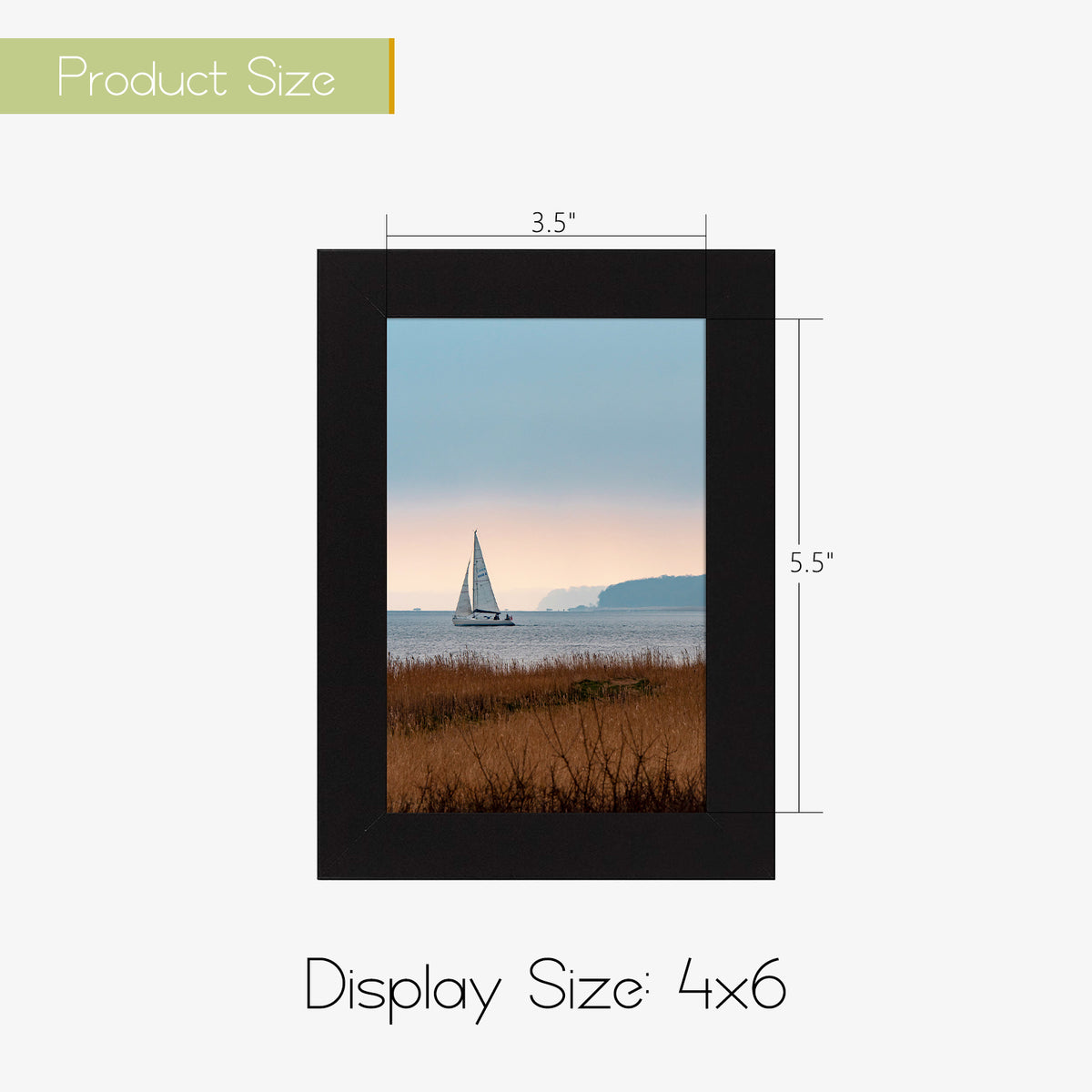 Frametory, 4x6 Picture Frames with Plexiglass (40 Pack)