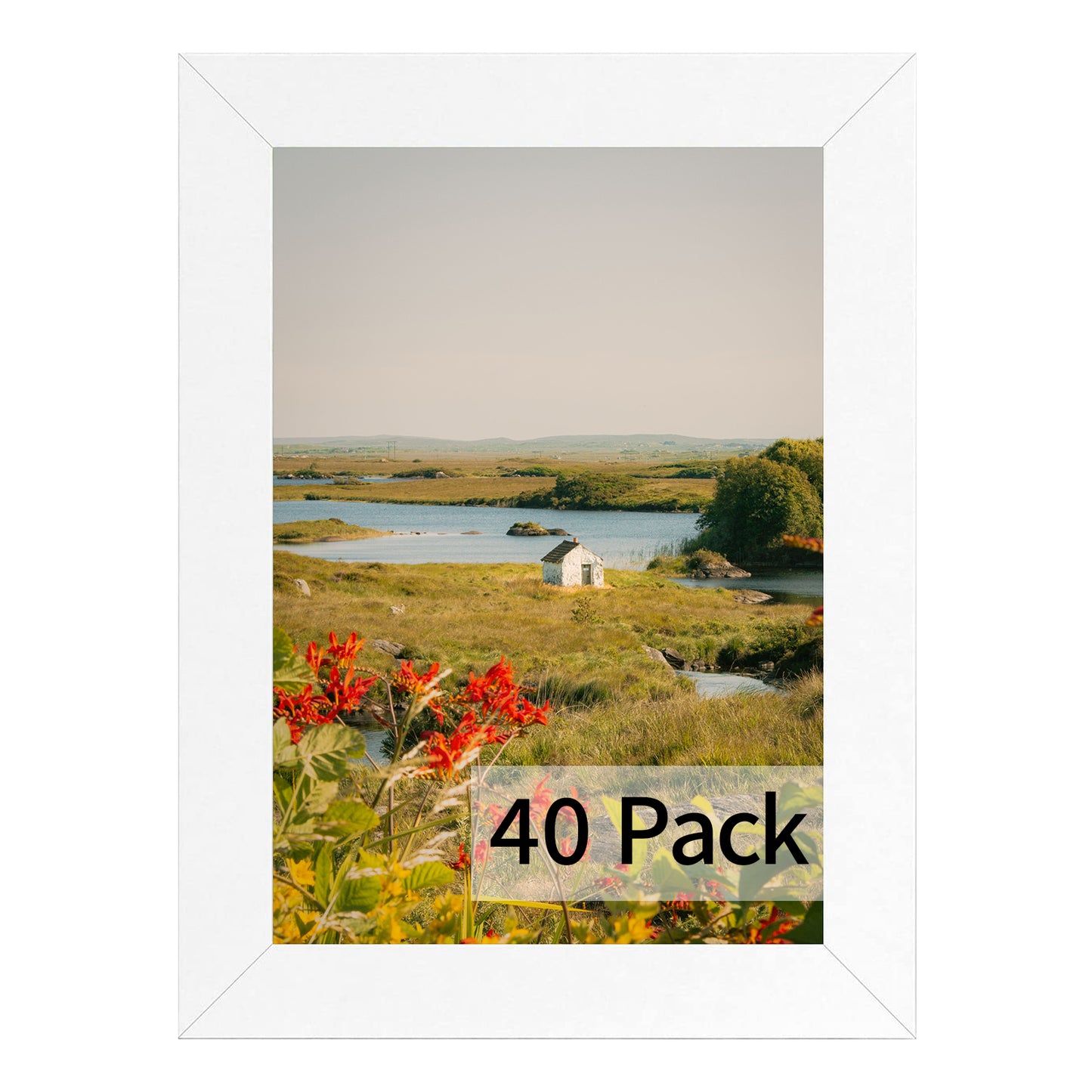 Frametory, 5x7 Picture Frames with Plexiglass(40 Pack)