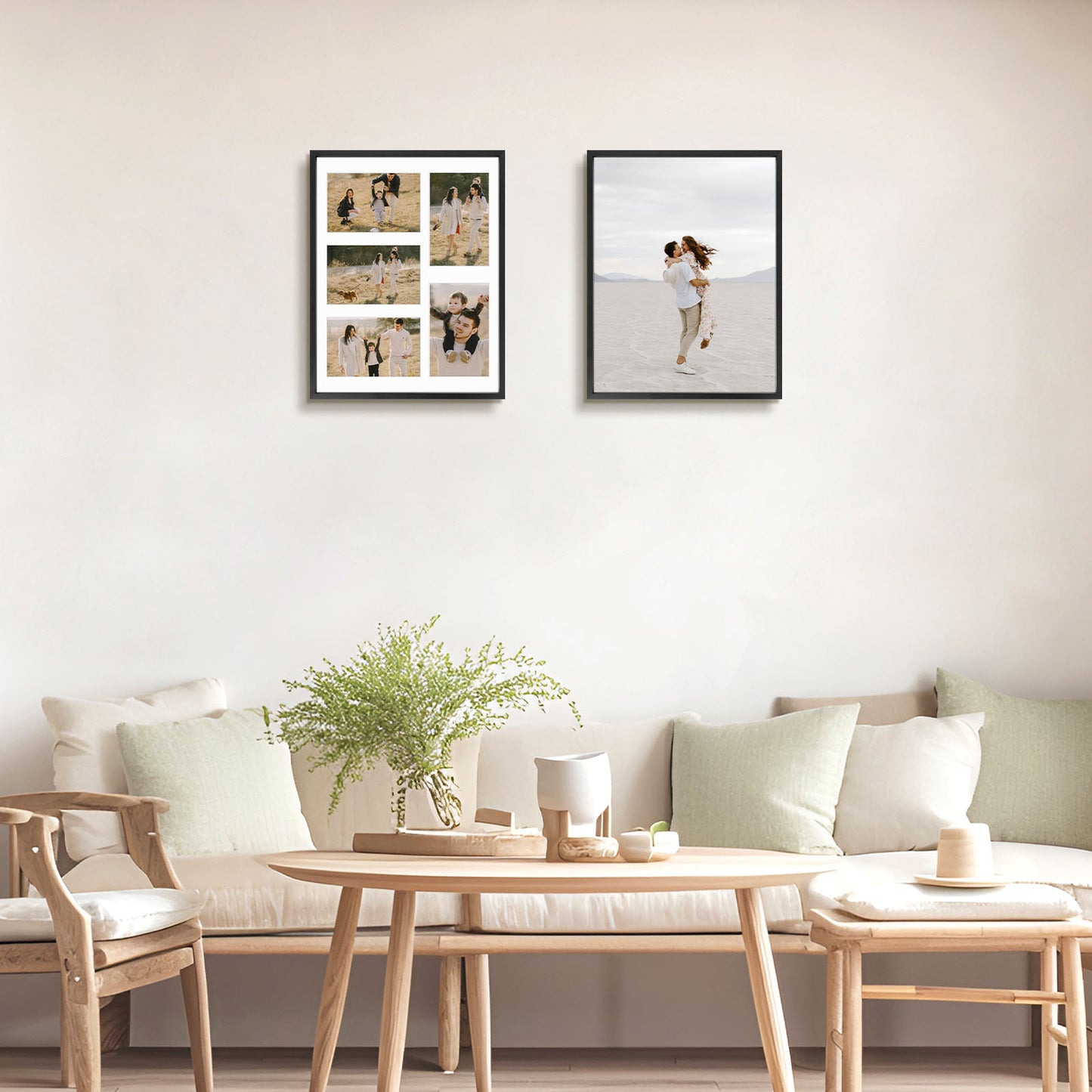 11x14 Black Collage Photo Frame Display Five 4x6 Picture (6 Pack)