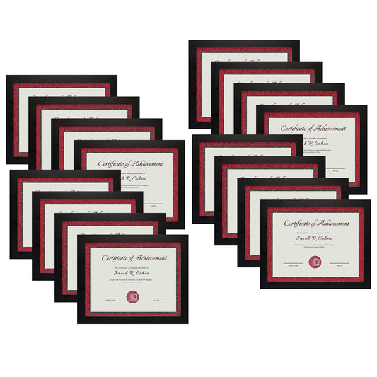 Frametory, 8.5x11 Picture Frame with Real Glass (16 Pack)