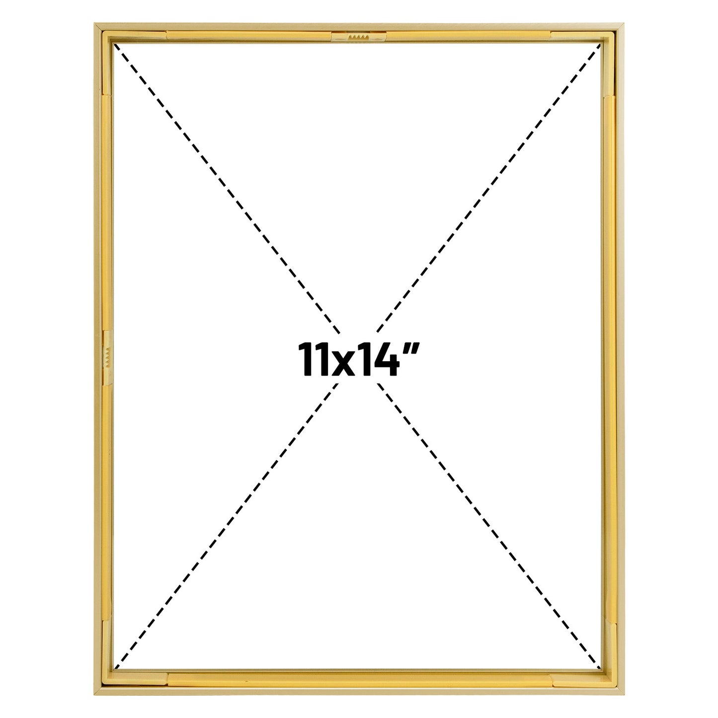 Frametory,11x14 Floating Frame For Any Size Photo up to 11 by 14 (6 Pack)
