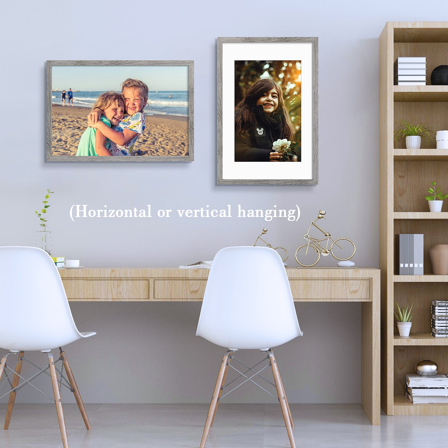 Frametory,16x24 Picture Frame for 12x18 Photo with White Mat and Real Glass (6 Pack)
