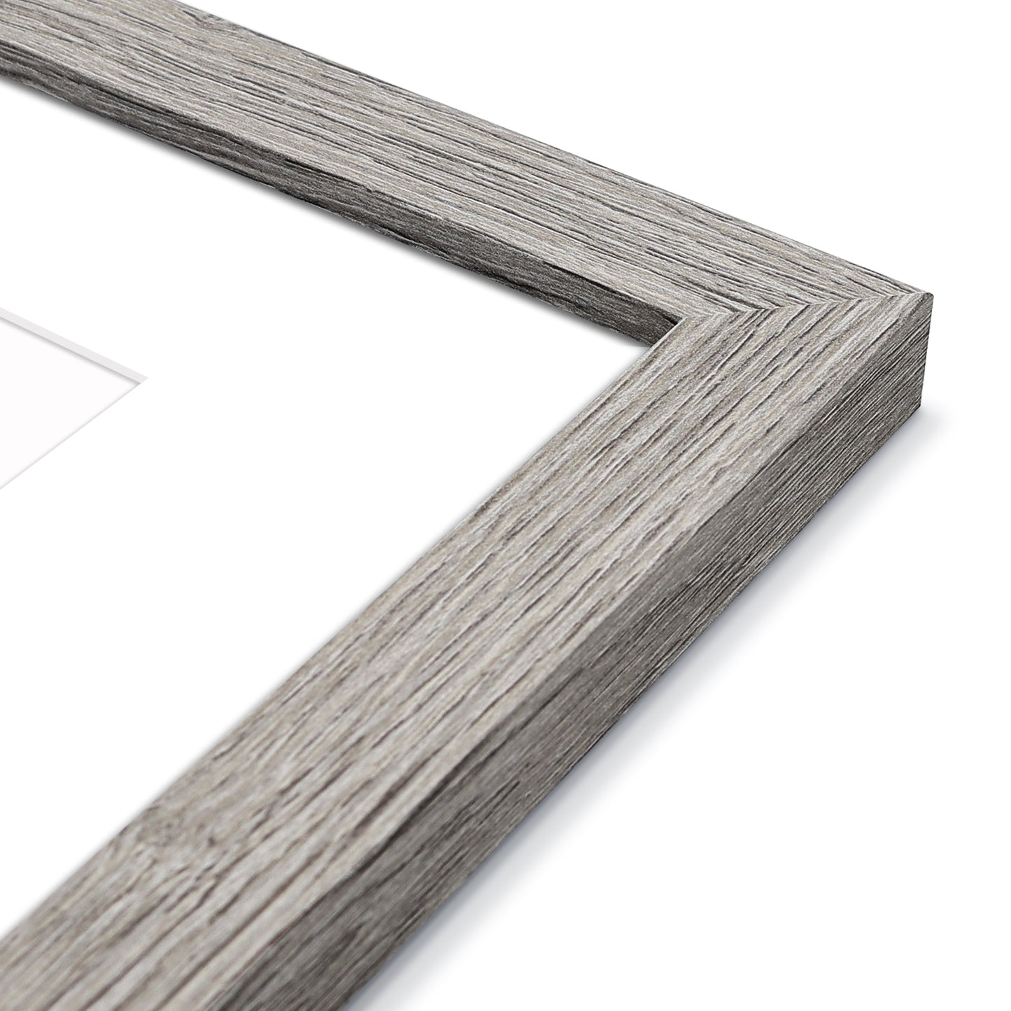 Frametory,16x24 Picture Frame for 12x18 Photo with White Mat and Real Glass (6 Pack)