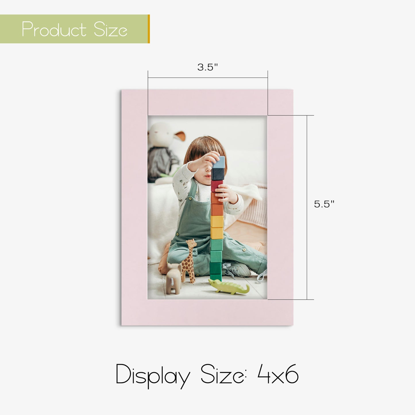 Frametory,4x6 Picture Frames Pink (40 Pack)