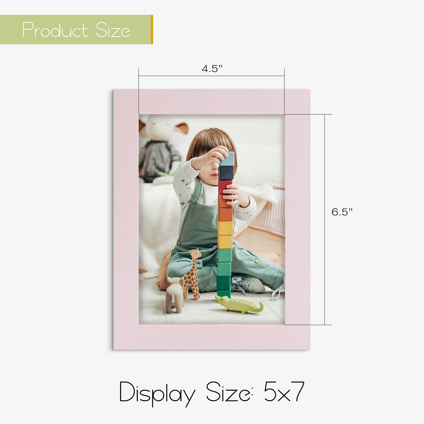 Frametory,5x7 Picture Frames Pink (40 Pack)