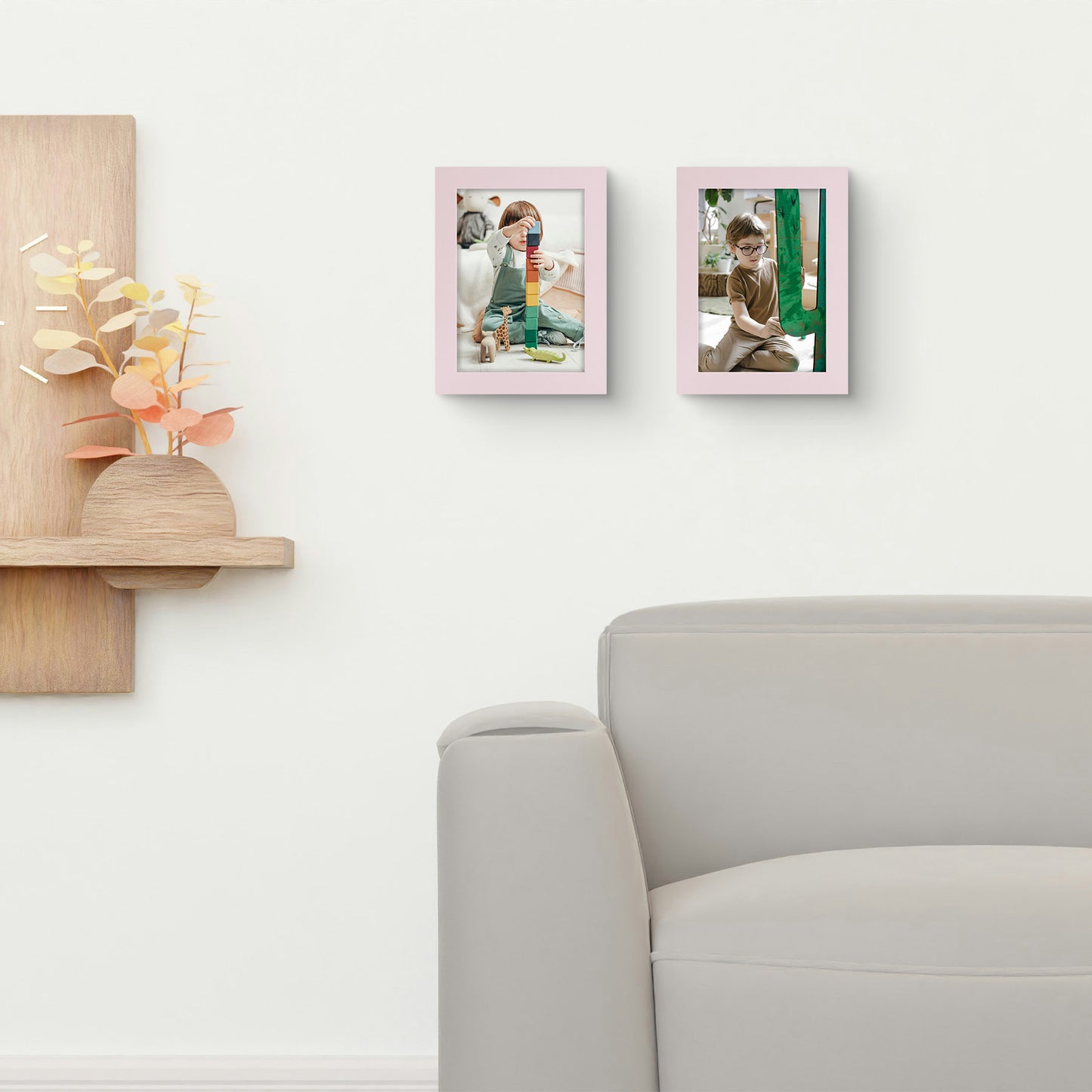 Frametory,5x7 Picture Frames Pink (40 Pack)