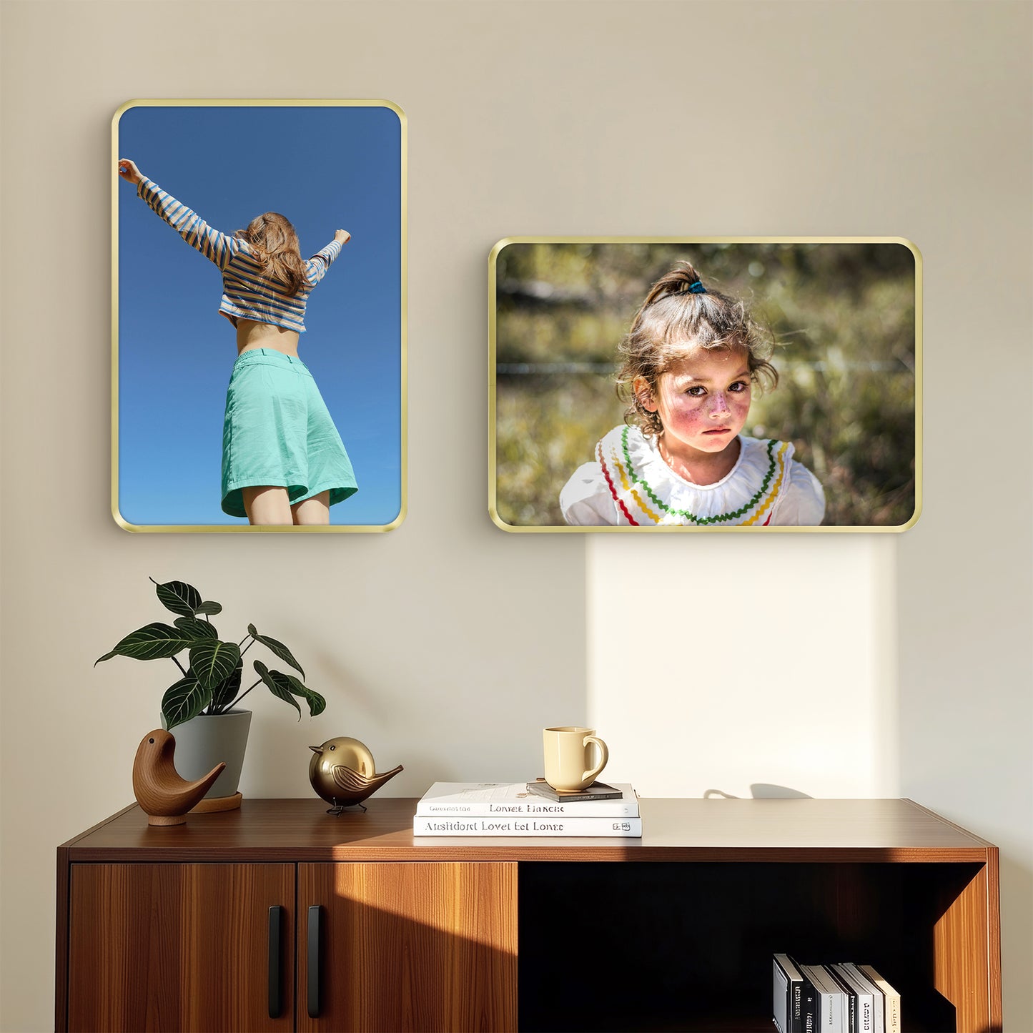 13x19 Aluminum Photo Frame for 11x17 Picture - Round Corner (6 Pack)
