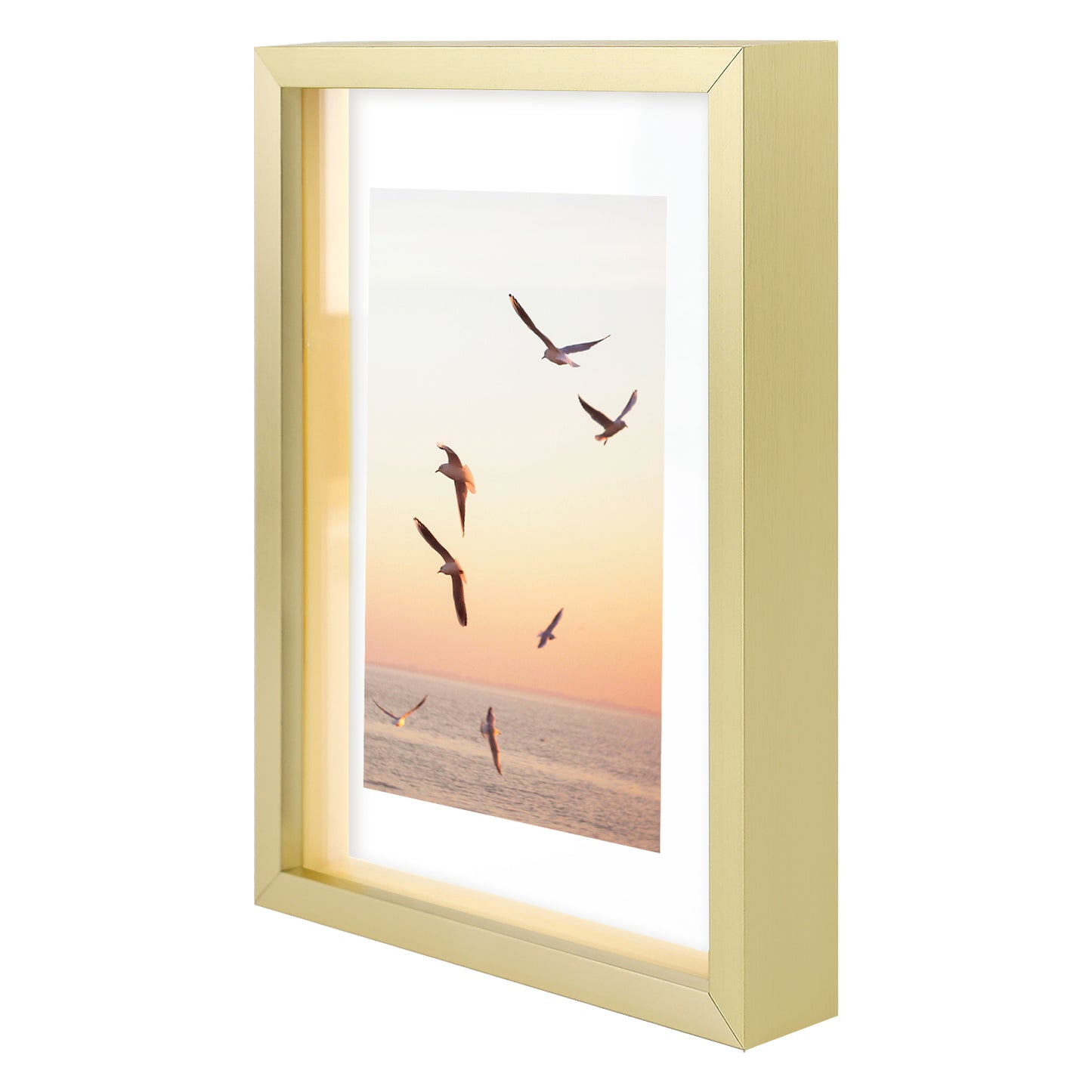 5x7 Floating Frame Displays Any Size Photo up to 5 by 7 (12 Pack)
