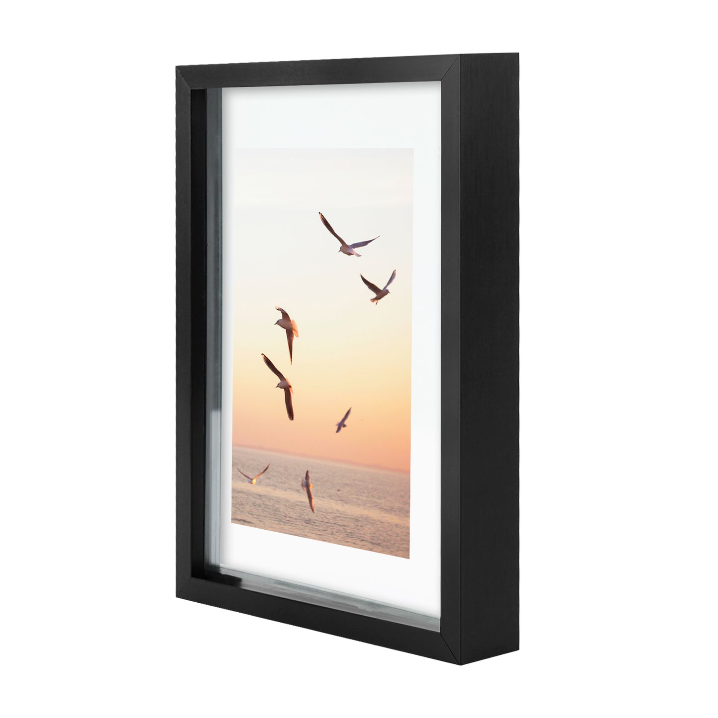 5x7 Floating Frame Displays Any Size Photo up to 5 by 7 (12 Pack)
