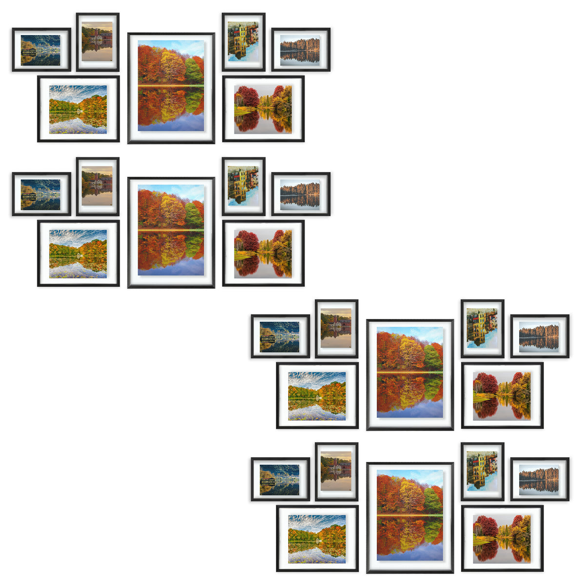 Frametory, Aluminum Floating Frames Included 5x7,8x10 and 11x14 (28 Pack)