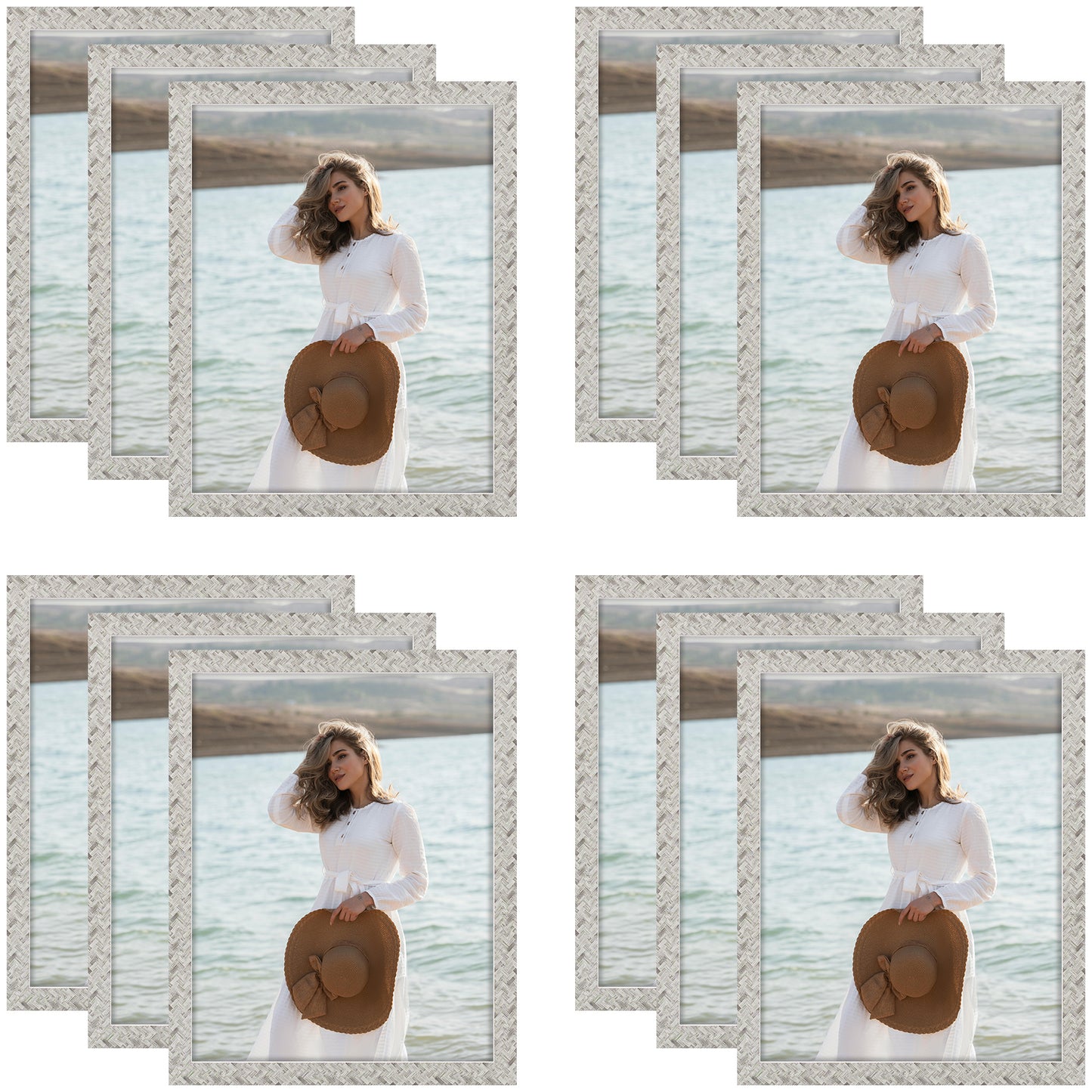 Clearance,11x14 Picture Frame With Plexiglass (12 Pack)