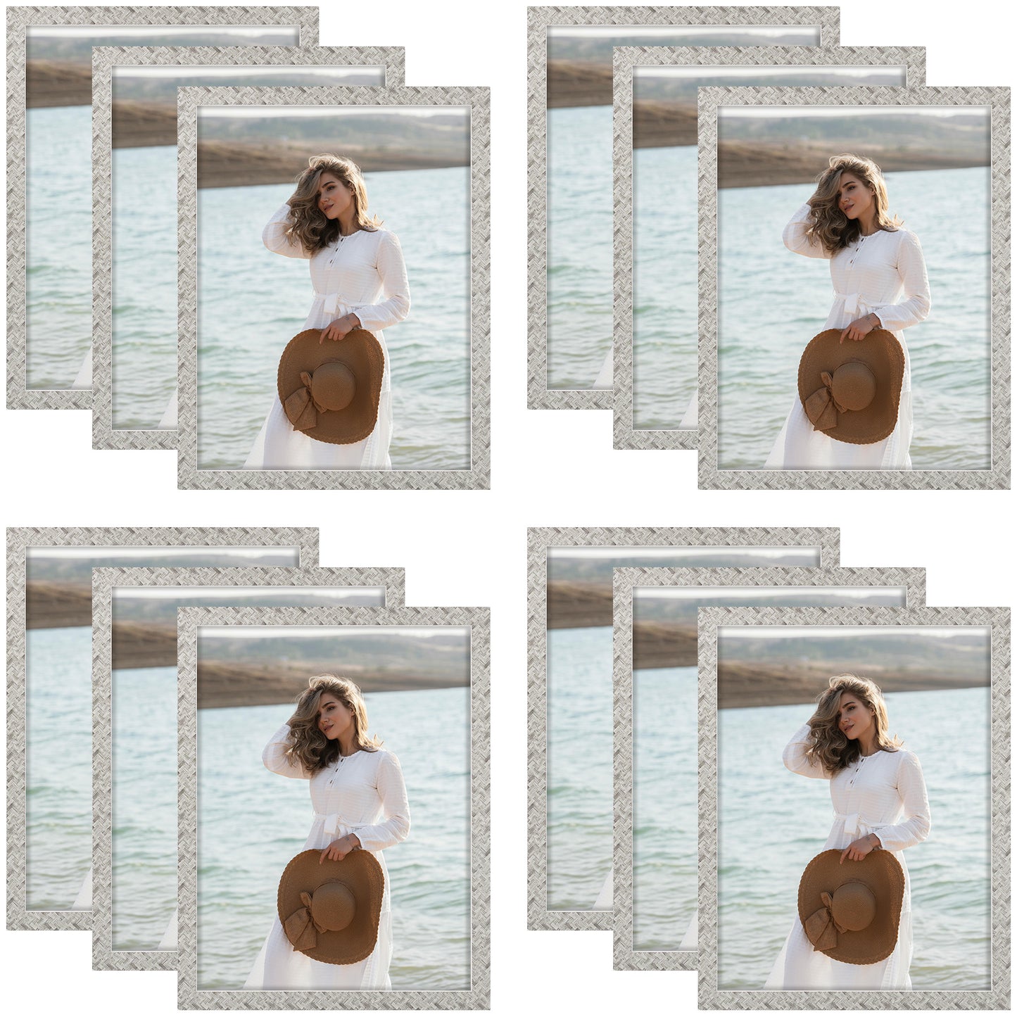 Frametory,12x16 Picture Frame With Plexiglass (12 Pack)