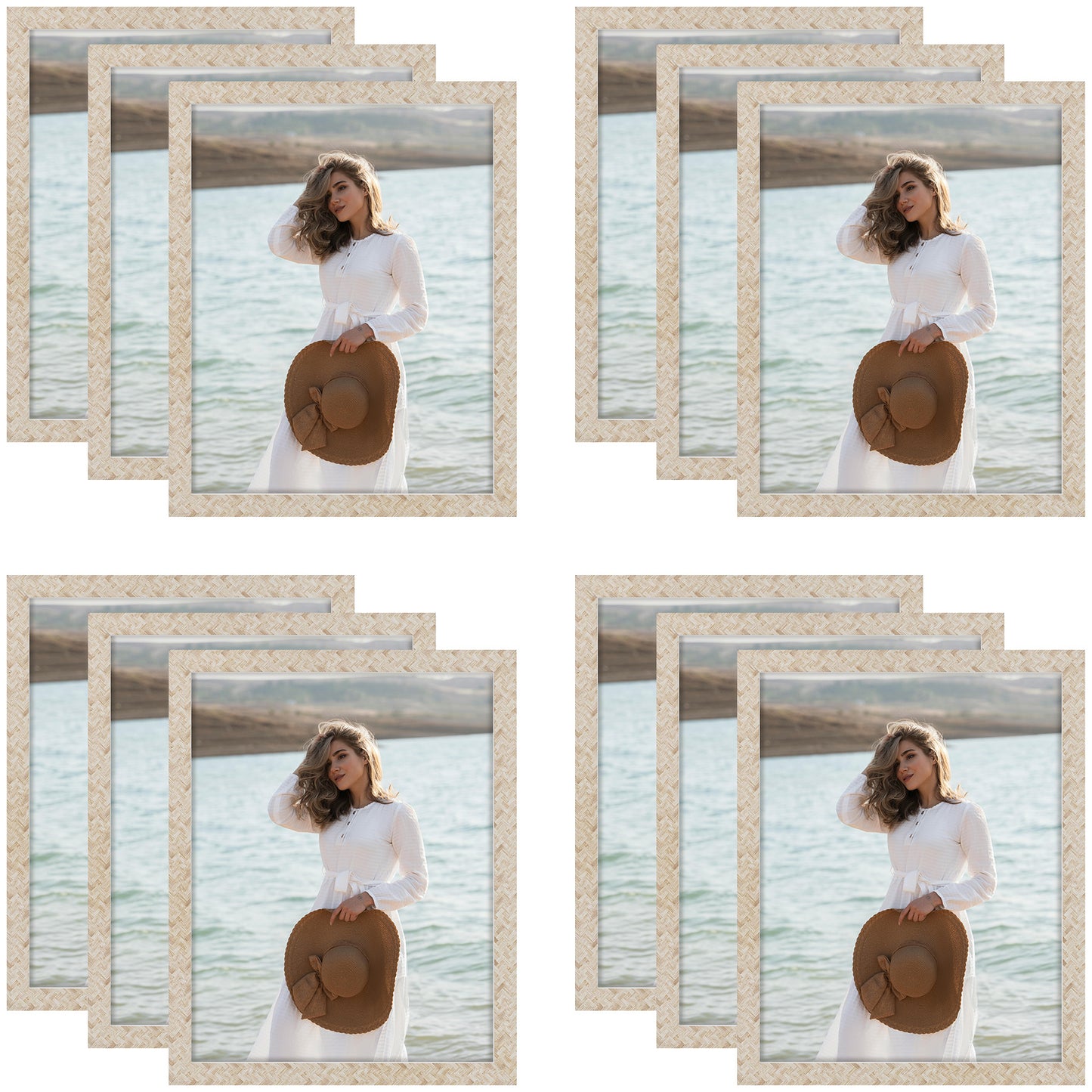 Clearance,11x14 Picture Frame With Plexiglass (12 Pack)
