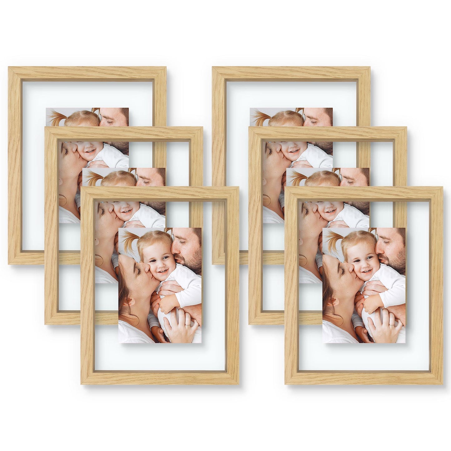 Frametory,8.5x11 Floating Frame (6 Pack)