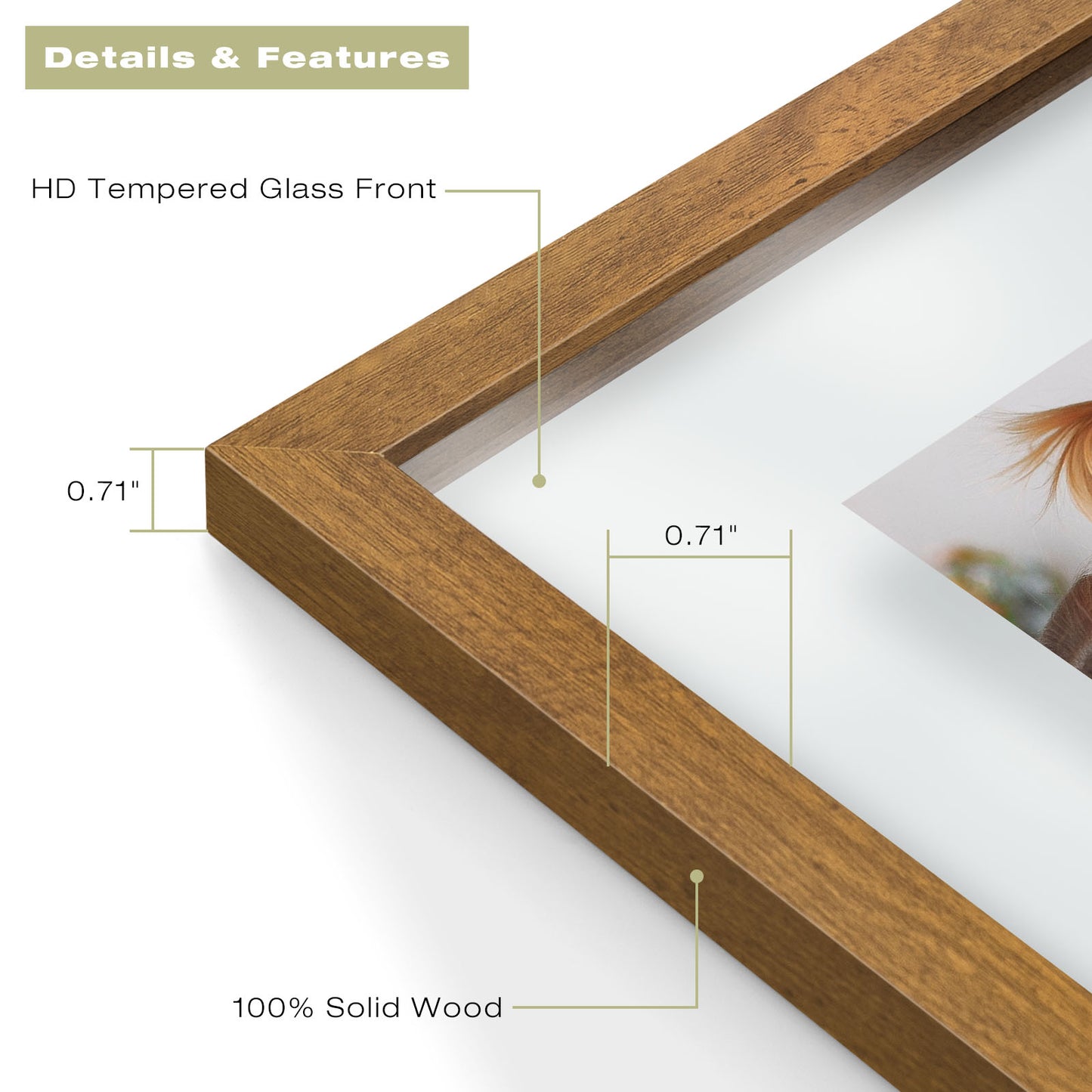 Frametory,11x14 Floating Frame (6 Pack)