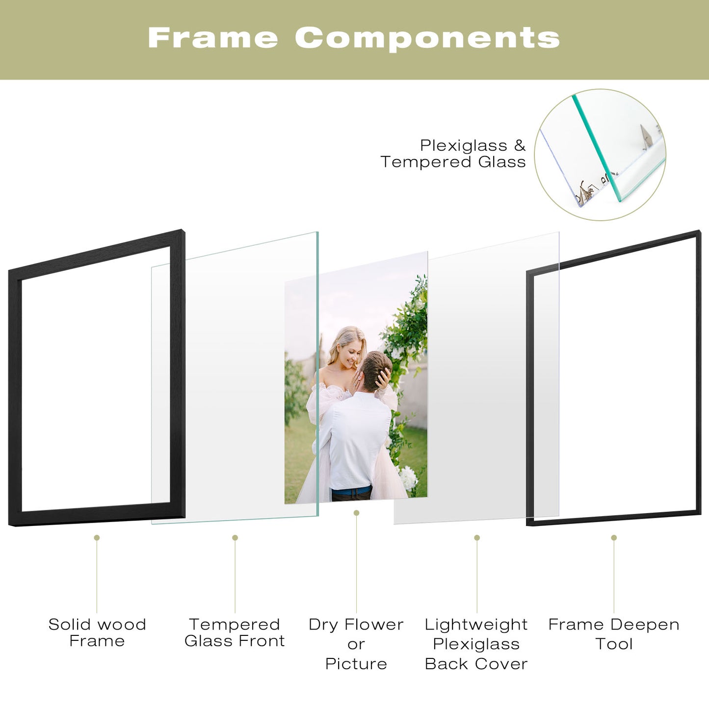 Frametory,12x16 Floating Frame (4 Pack)