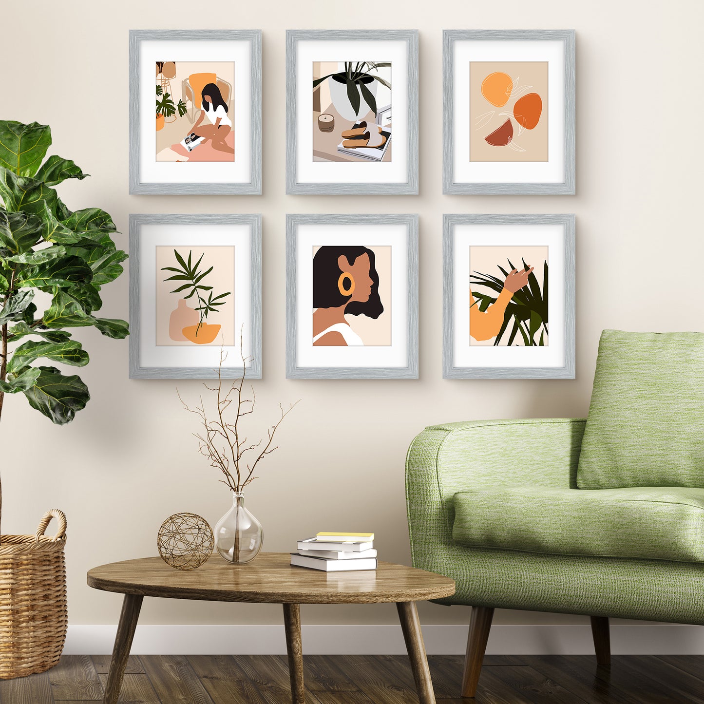 Clearance 11x14 Wood Picture Frame For 8x10 Photo (10 Pack)