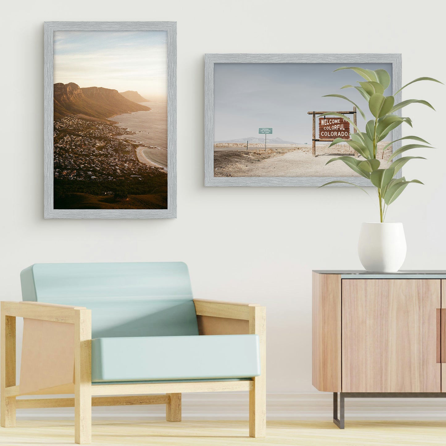 Clearance 16x24 Wood Frame Displays 16x24 Photo(4 Pack)