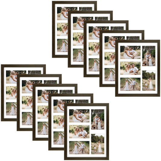 Clearance 11x14 Collage Picture Frame For Five 4x6 Pictures (10 Pack)