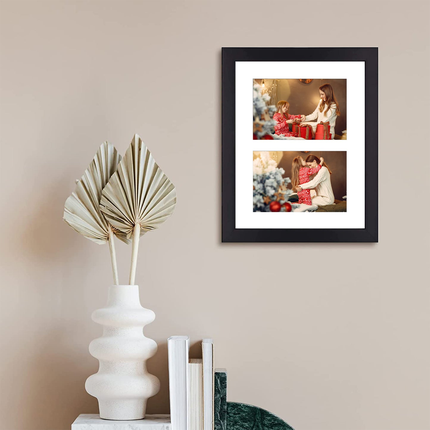 Clearance 8x10 Wood Picture Frame for Two 4x6 Photos (9 Pack)