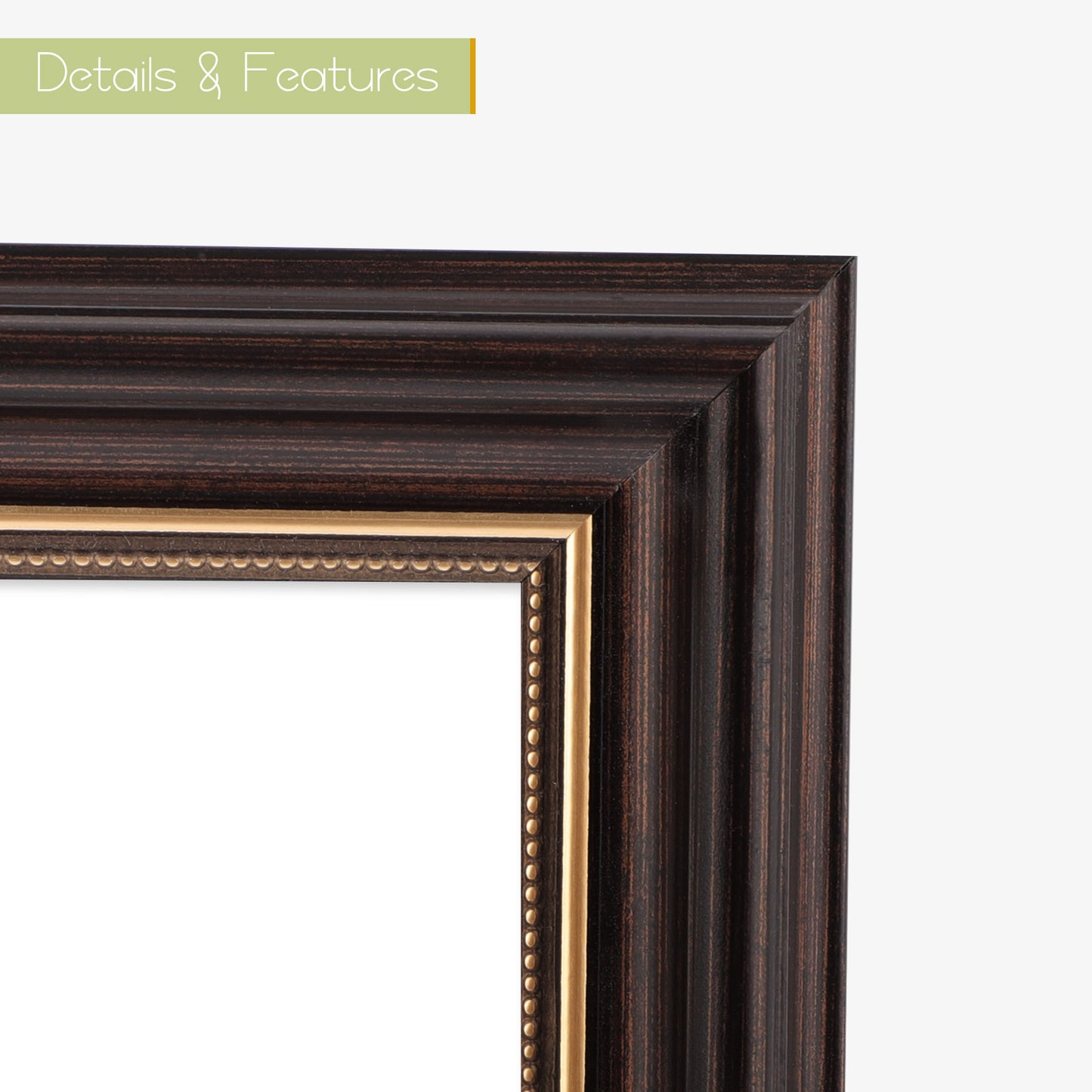 Frametory,Dollar Bill Frame with Black Mat or Hold 4x9 Business License (10 Pack)