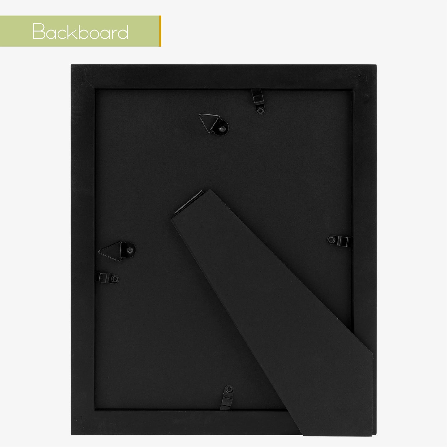 Frametory,8x10 Wood Frame with Plexiglass (10 Pack)