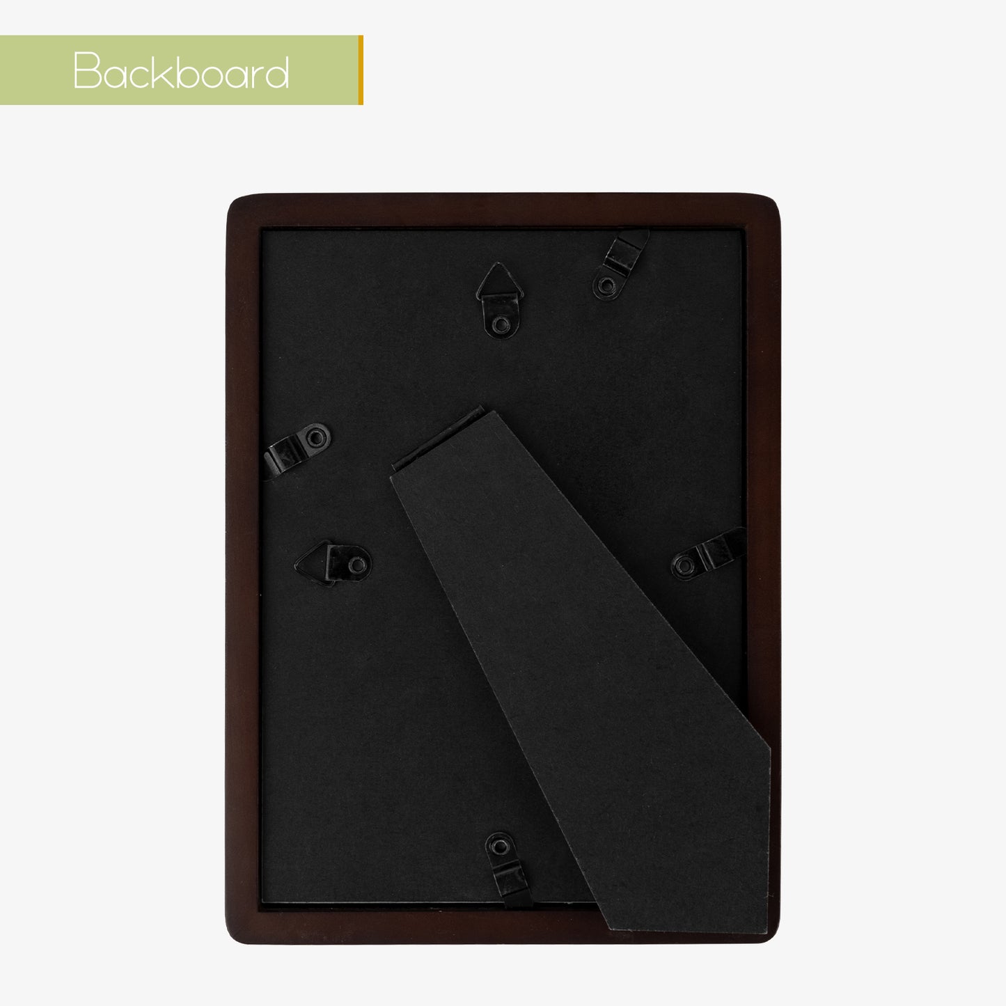 5x7 Picture Frame For 4x6 Photos with Round Corners Dark Brown(6 Pack)