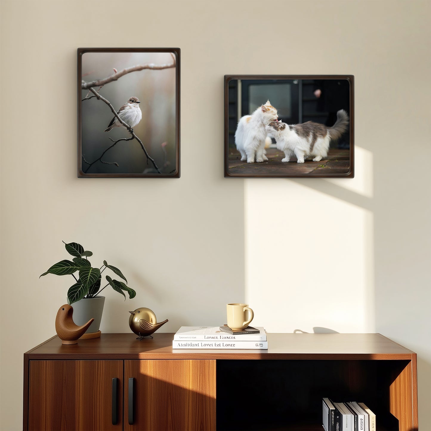 Frametory,Rounded Corner 11x14 Wood Frames For 8x10 Photos (6 Pack)