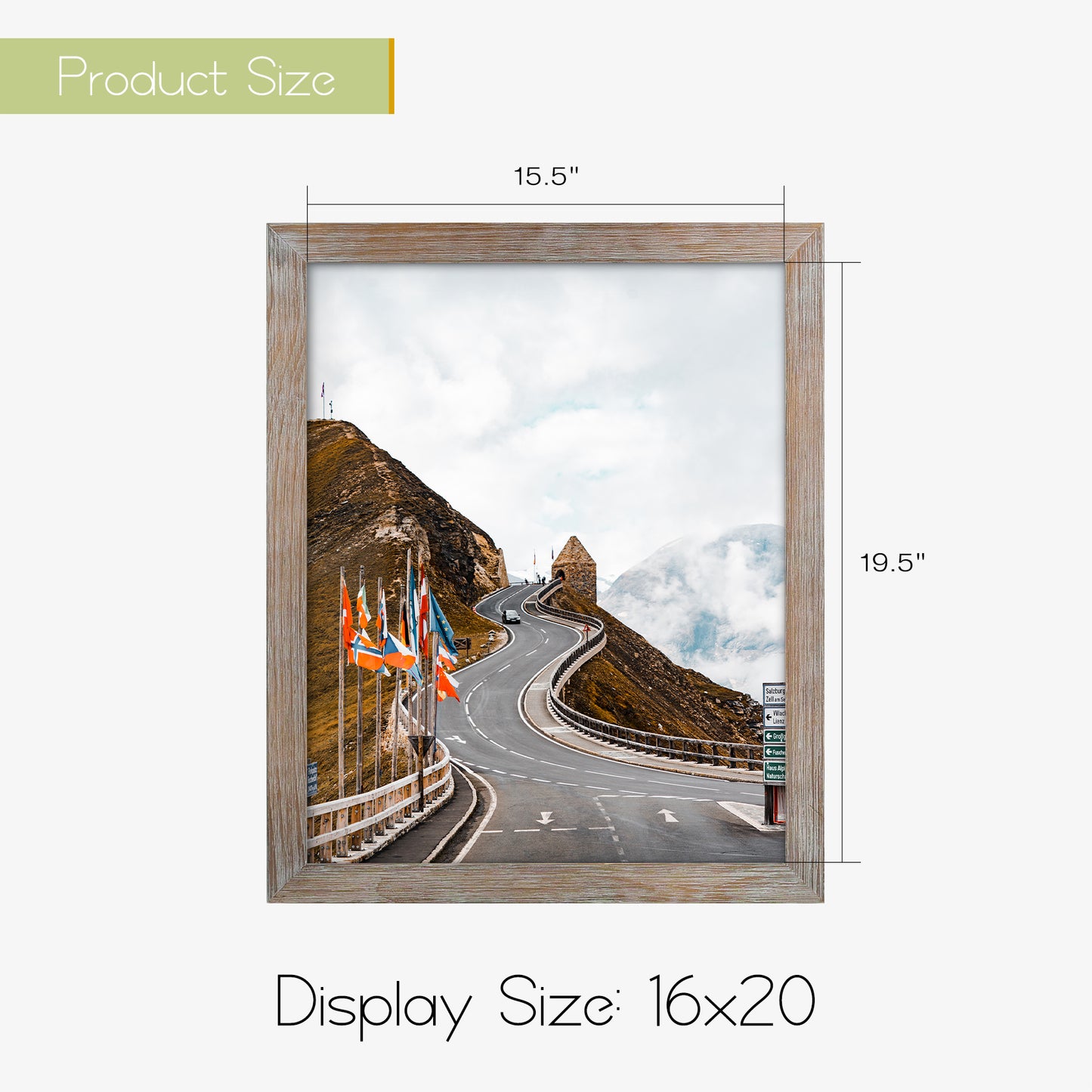 Clearance 16x20 Poster Frame with Plexiglass (6 Pack)