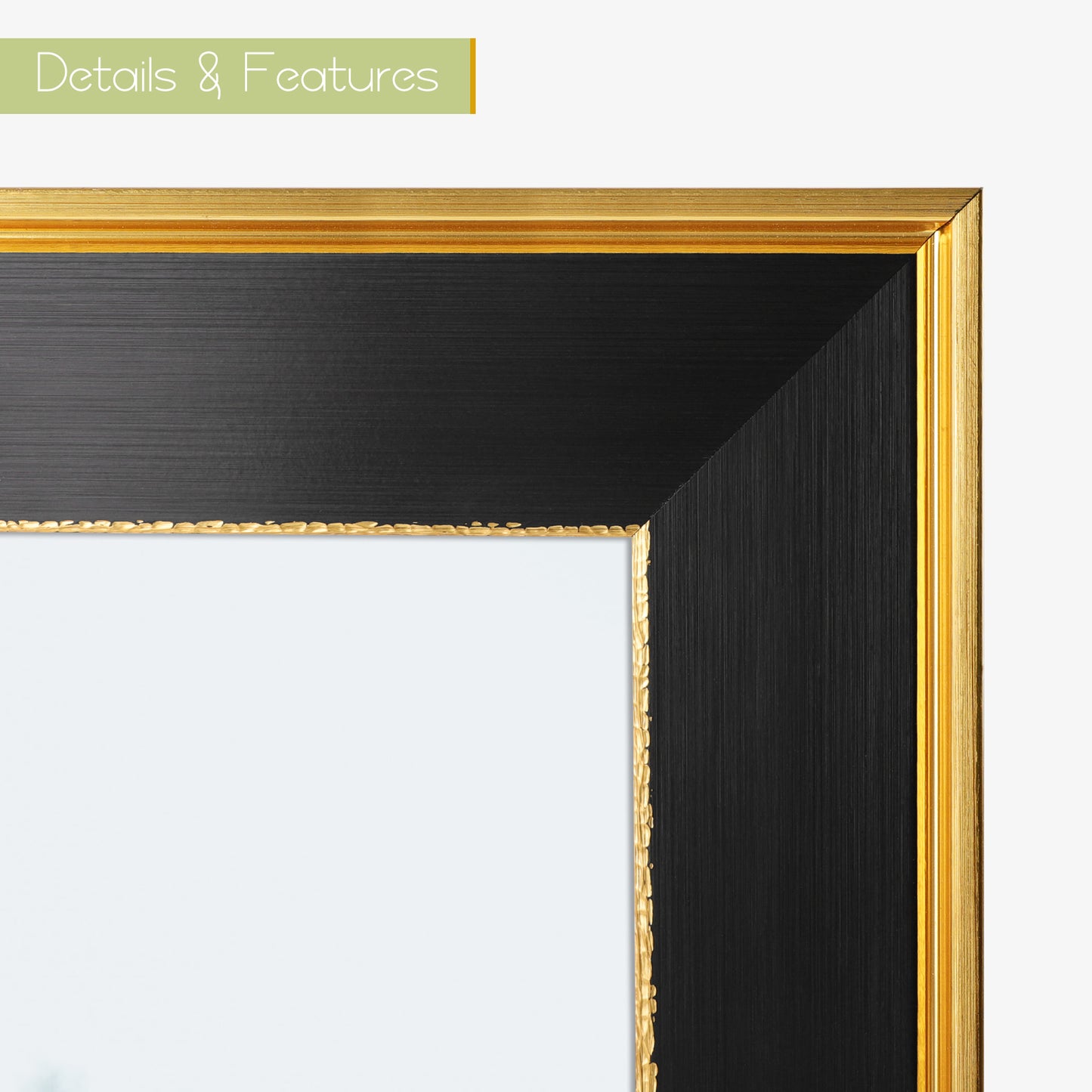 8x12 Ornate Picture Frame Without Mat for 8x12 Photo,Shatter-Resistant Glass Sawtooth Hangers Wall Mount Display Color Black/Classic Gold (10 Pack)