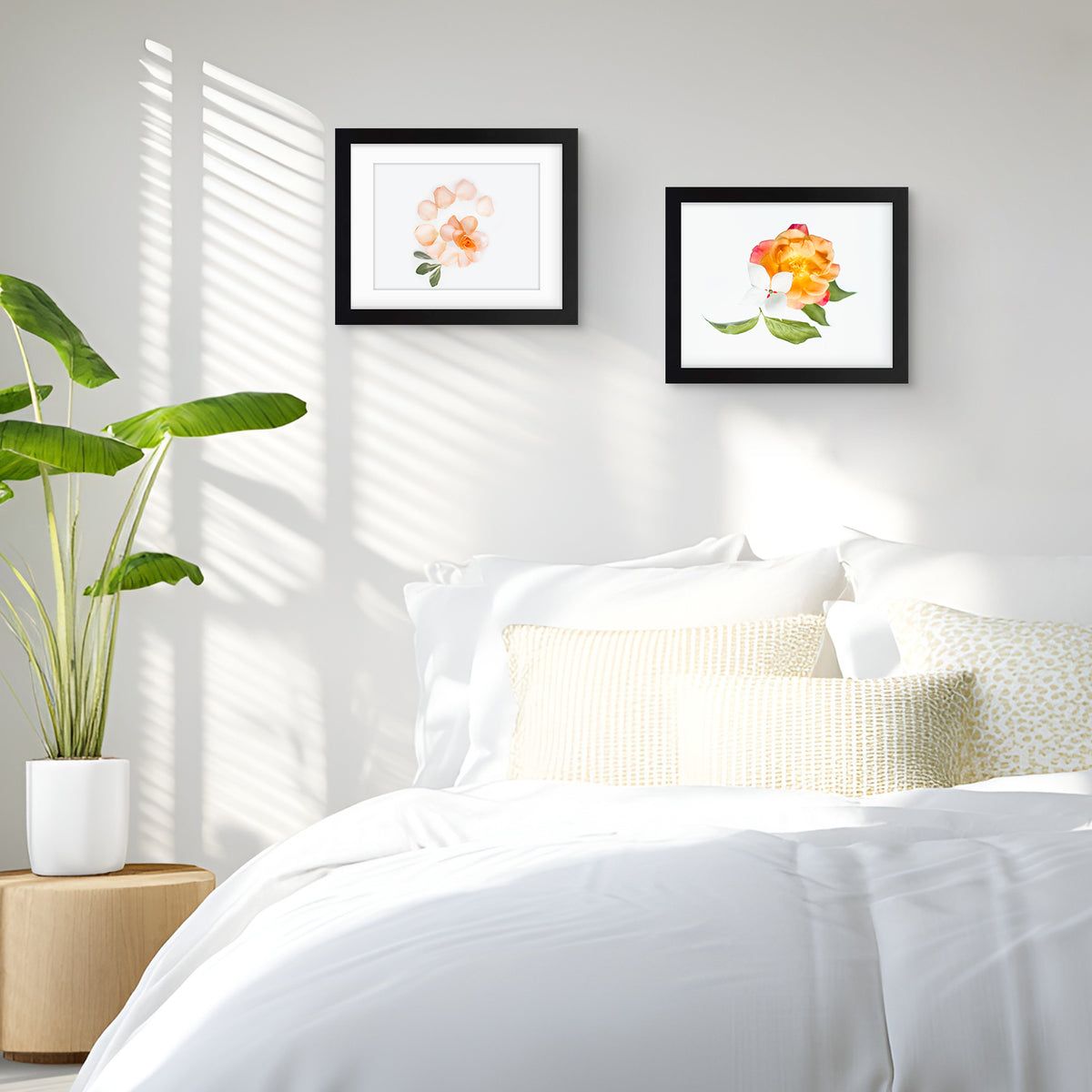 Frametory, 11x14 Wood Frame for 8.5x11 Picture Black(10 Pack)