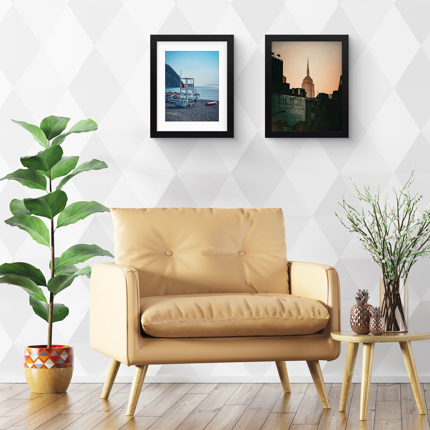 11x14 Wood Frame for 8.5x11 Picture Black Color (10 Pack)