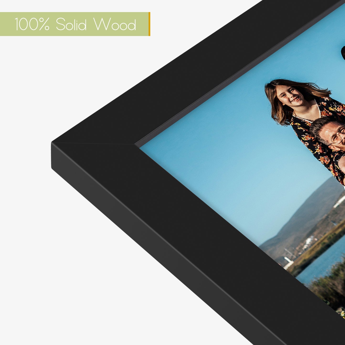 11x14 Wood Frame for 8x10 Picture Black Coor (10 Pack)
