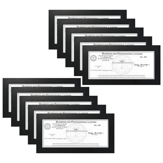 4x9 Frame for 4x9 Picture Black Wood (10 Pcs per Box)