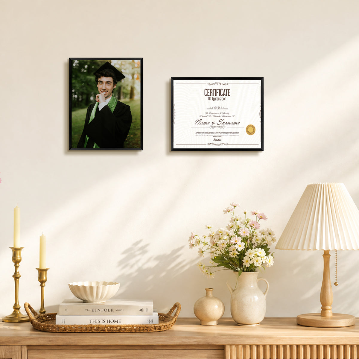 Frametory, 8.5x11 Diploma Frame for 8.5x11 Certificate (6 Pack)