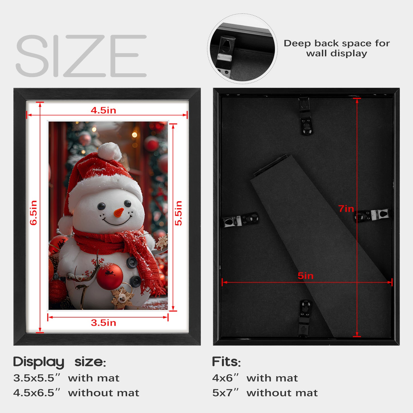 Frametory,5x7 Aluminum Picture Frame for 4x6 Photo with White Mat (24 Pack)
