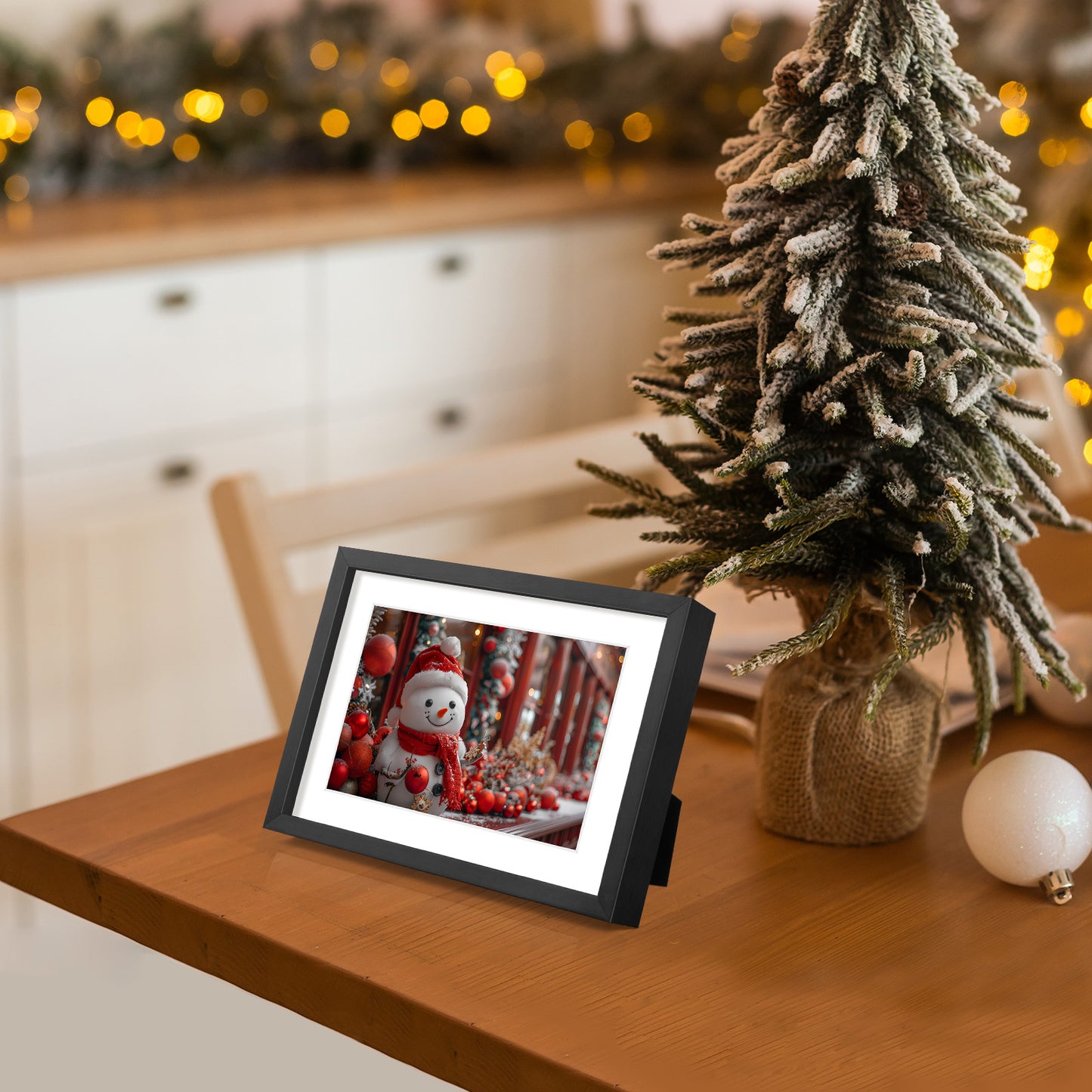 Frametory,5x7 Aluminum Picture Frame for 4x6 Photo with White Mat (24 Pack)