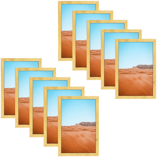 Clearance 11x17 Wood Picture Frame Gold (10 Pack)