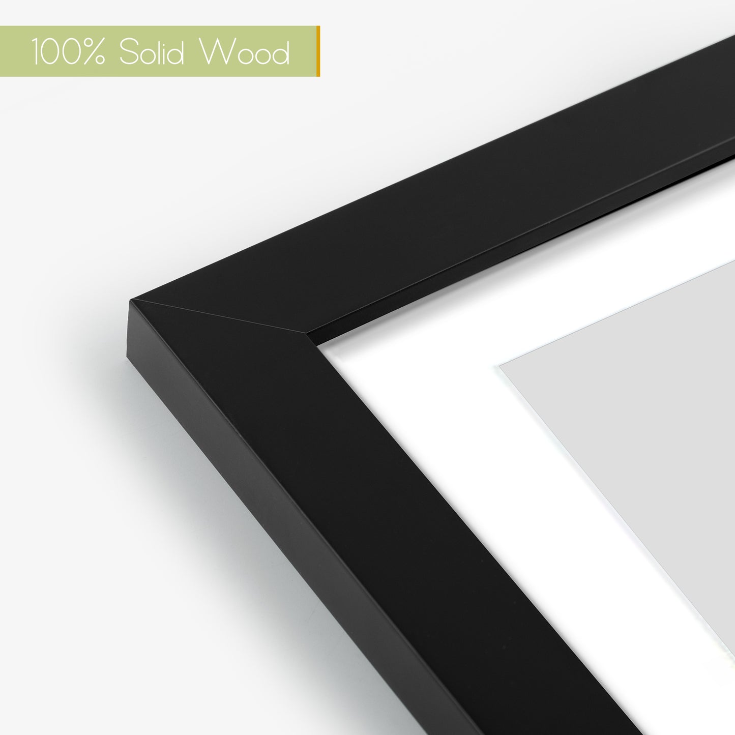 11x14 Collage Picture Frames with White Mat For One 5x7 And Two 4x6 Photos Black Color (10 Pack)