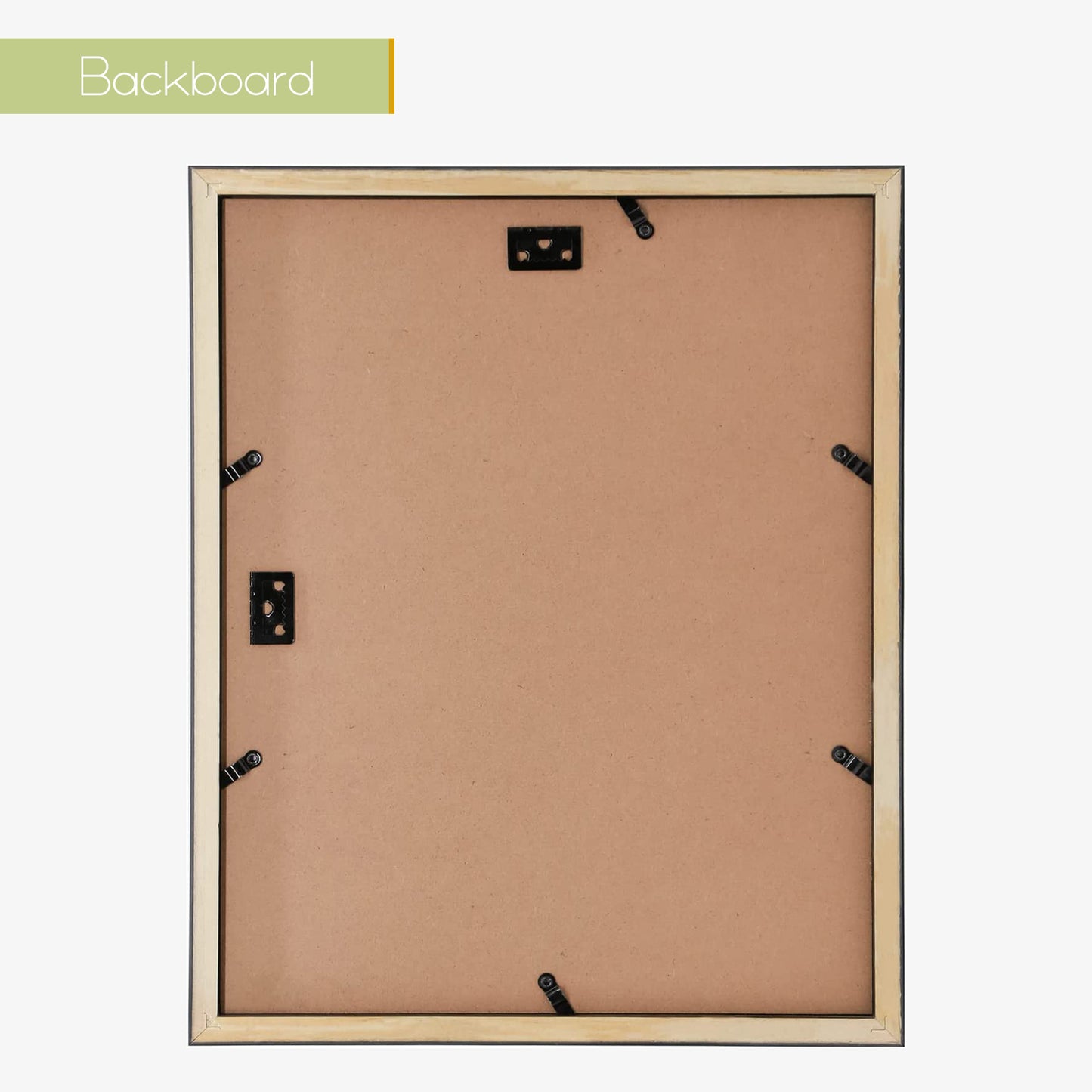 11x14 Collage Picture Frames with White Mat For One 5x7 And Two 4x6 Photos Black Color (10 Pack)