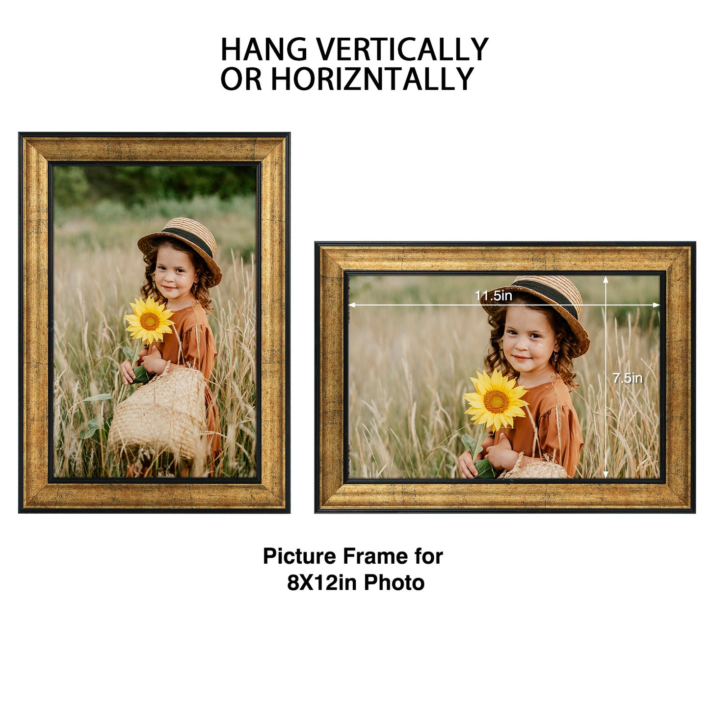 8x12 Poster Frame With Real Glass (10 Pack)