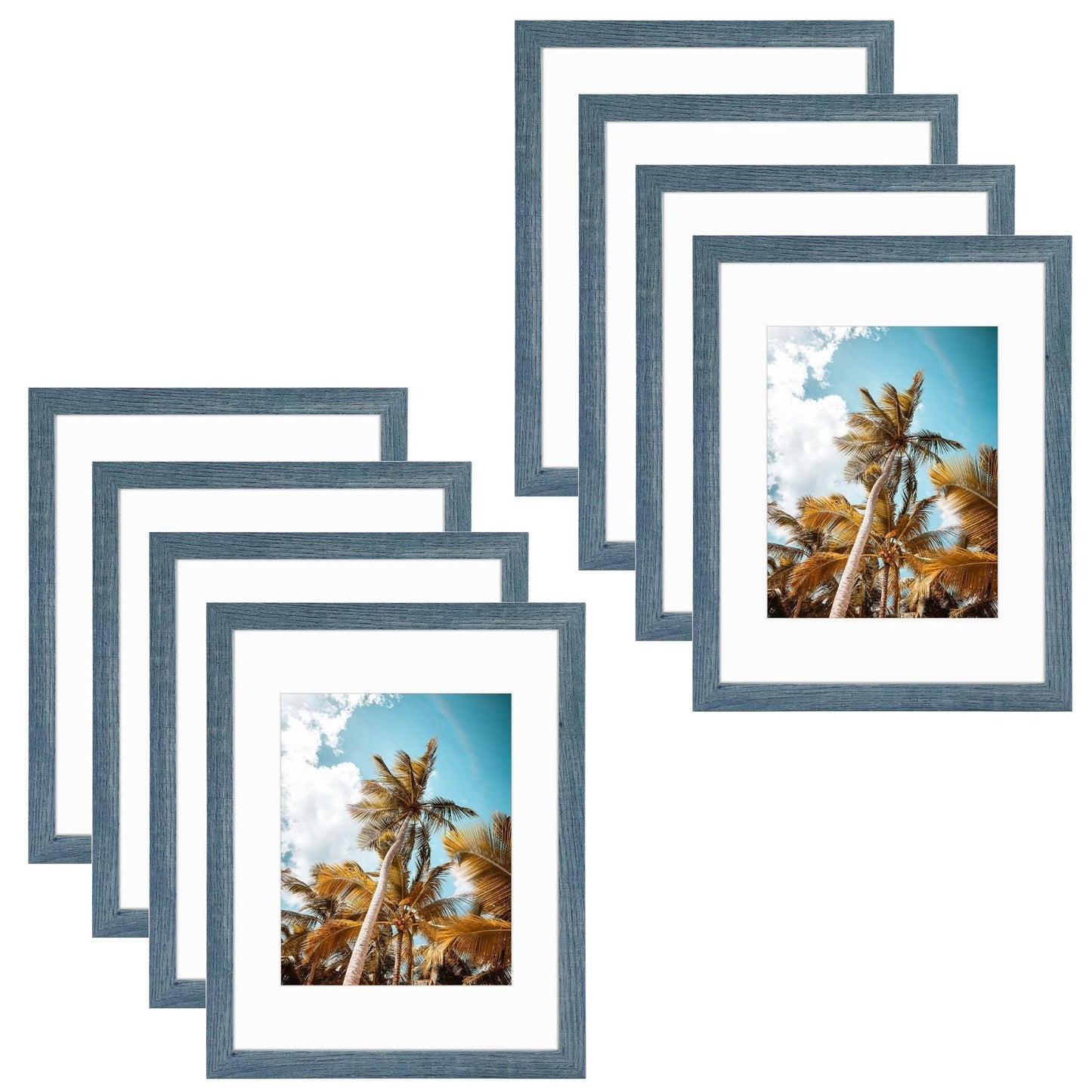 11x14 Picture Frame for 8x10 Photo (8 Pack)