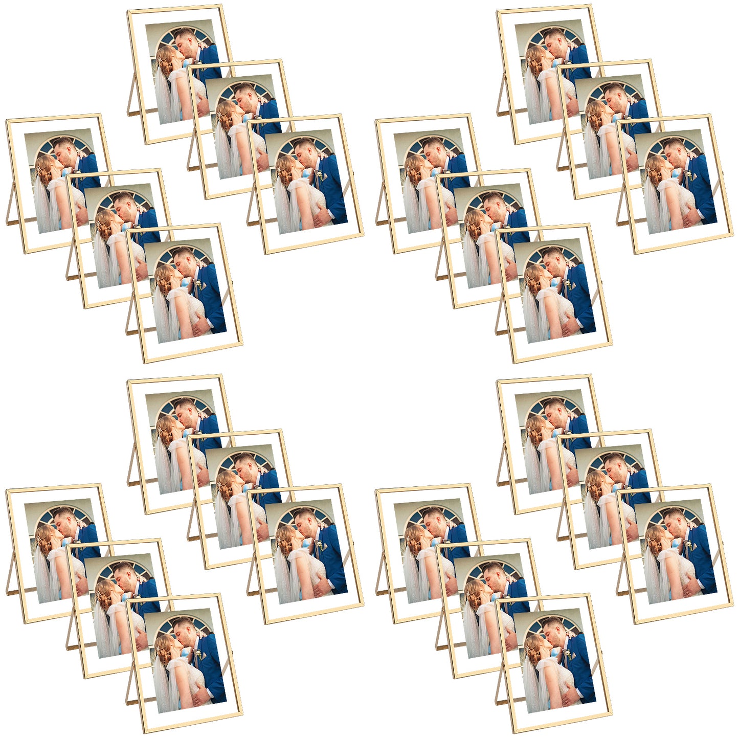Clearance, 8x10 Floating Frame Displays Any Size Picture up to 8 by 10 (24 Pack)
