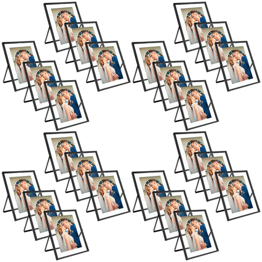 Clearance, 8x10 Floating Frame Displays Any Size Picture up to 8 by 10 (24 Pack)
